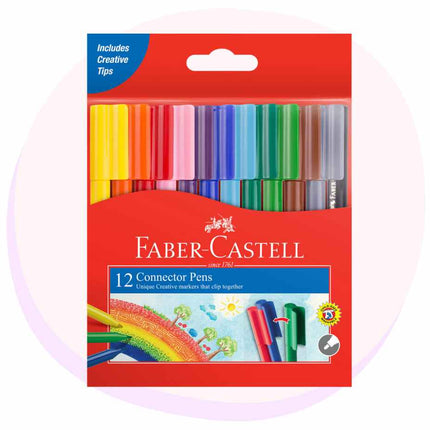 Faber Castell Connector Pens 12 Pack