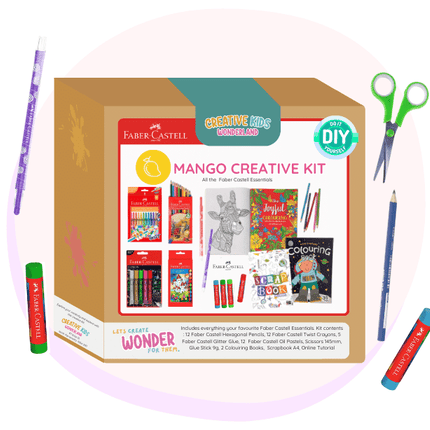 The Mango Creative Kit - Faber Castell Essentials | Kids Craft 