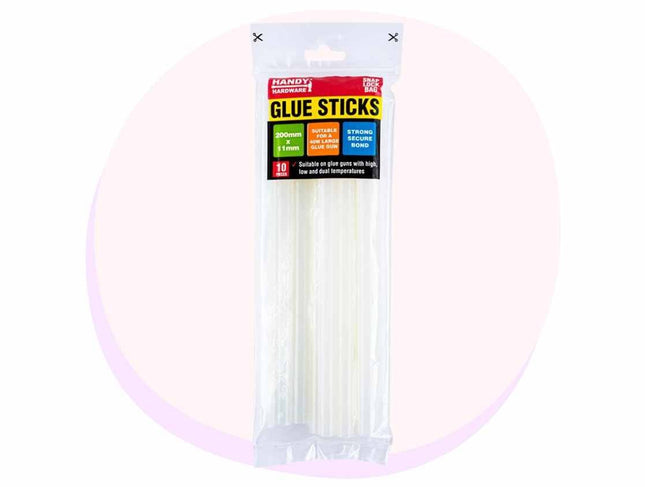 Glue Gun Refilll Sticks, 200mm x 11mm 10 Refills