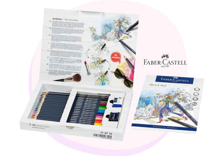 Faber Castell Goldfaber Gift Set - Colour Pencil 23pc Set