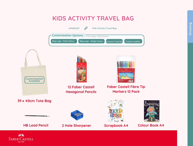 Kids Activity Travel Bag - Faber Castell Essentials
