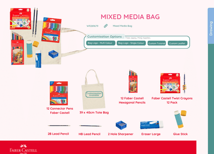 Mixed Media Bag - Faber Castell Essentials