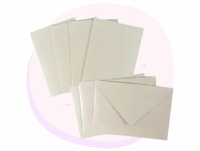 Cardmaking Metallic Cards & Envelopes DIY Set A5