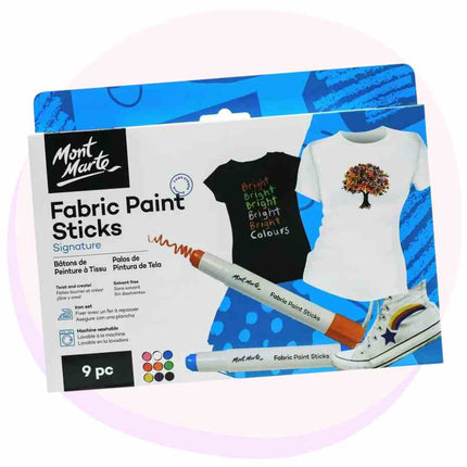 Mont Marte Fabric Paint Sticks 9 τμχ