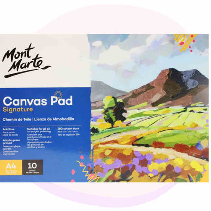 Canvas Pad A4 280gsm Mont Marte Creative Kids 
