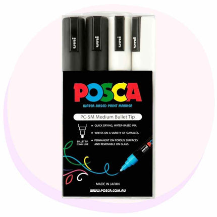 Posca Marker PC-5M, uni posca paint pens, posca medium markers, art supplies, back to school, school supplies, art and craft, creative kids voucher