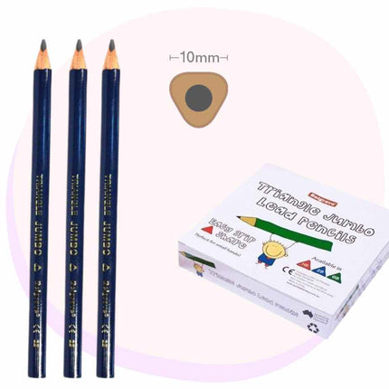 School easy grip triangle pencils preschool pencils bulk sale