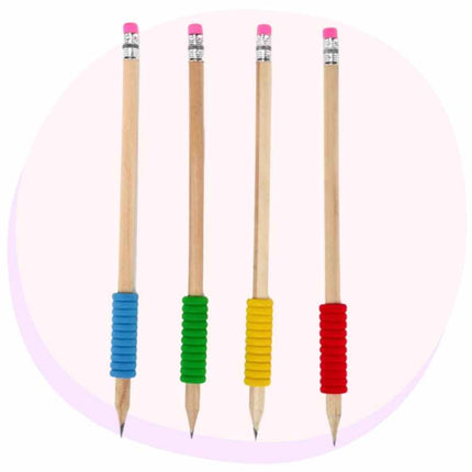 Soft Grip HB Pencil with Eraser 4 Pack kit