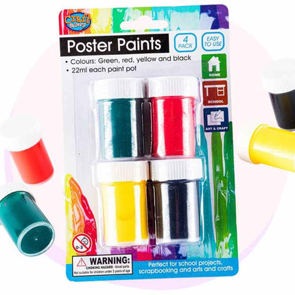 Poster Paint Classroom 4 Pack , back to school, Art Supplies