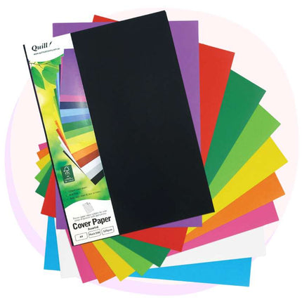 Quill A4 Paper 125gsm Assorted 250 Pack