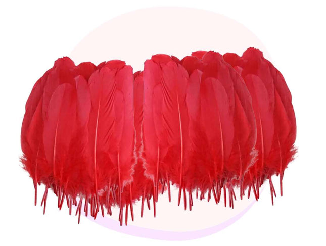 Red Feathers 50 Pack 