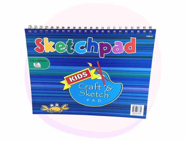 Sketch Pad Kids A4 Spiral