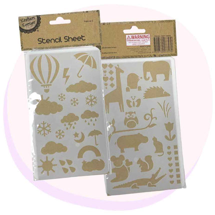 Stencils for Colouring, Scrapbooking & Cardmaking