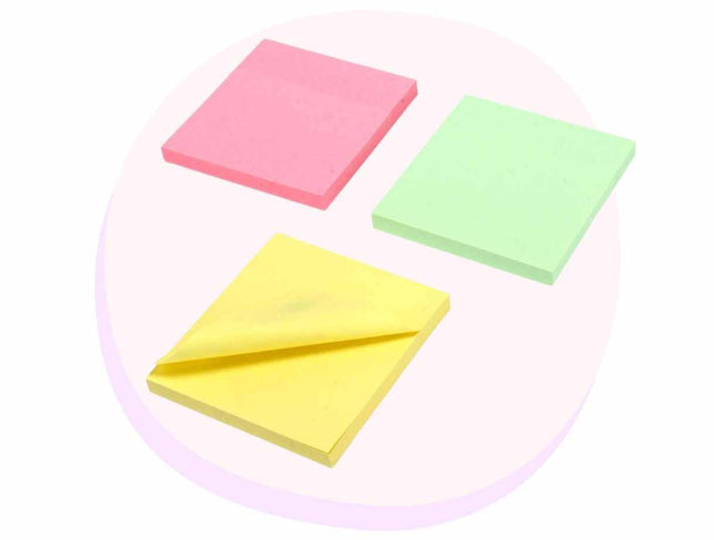 Sticky Notes Neon | Sticky Notes Neon 240 Pack 75mm x 75mm | Post it Notes | School Supplies