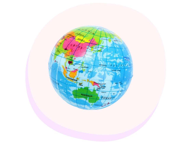 Stress Balls World Globe 7.6cm