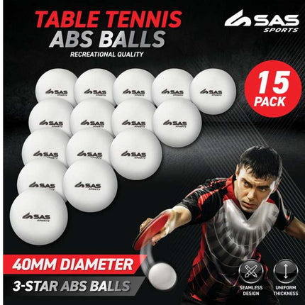 Table Tennis Balls School 15 Pack