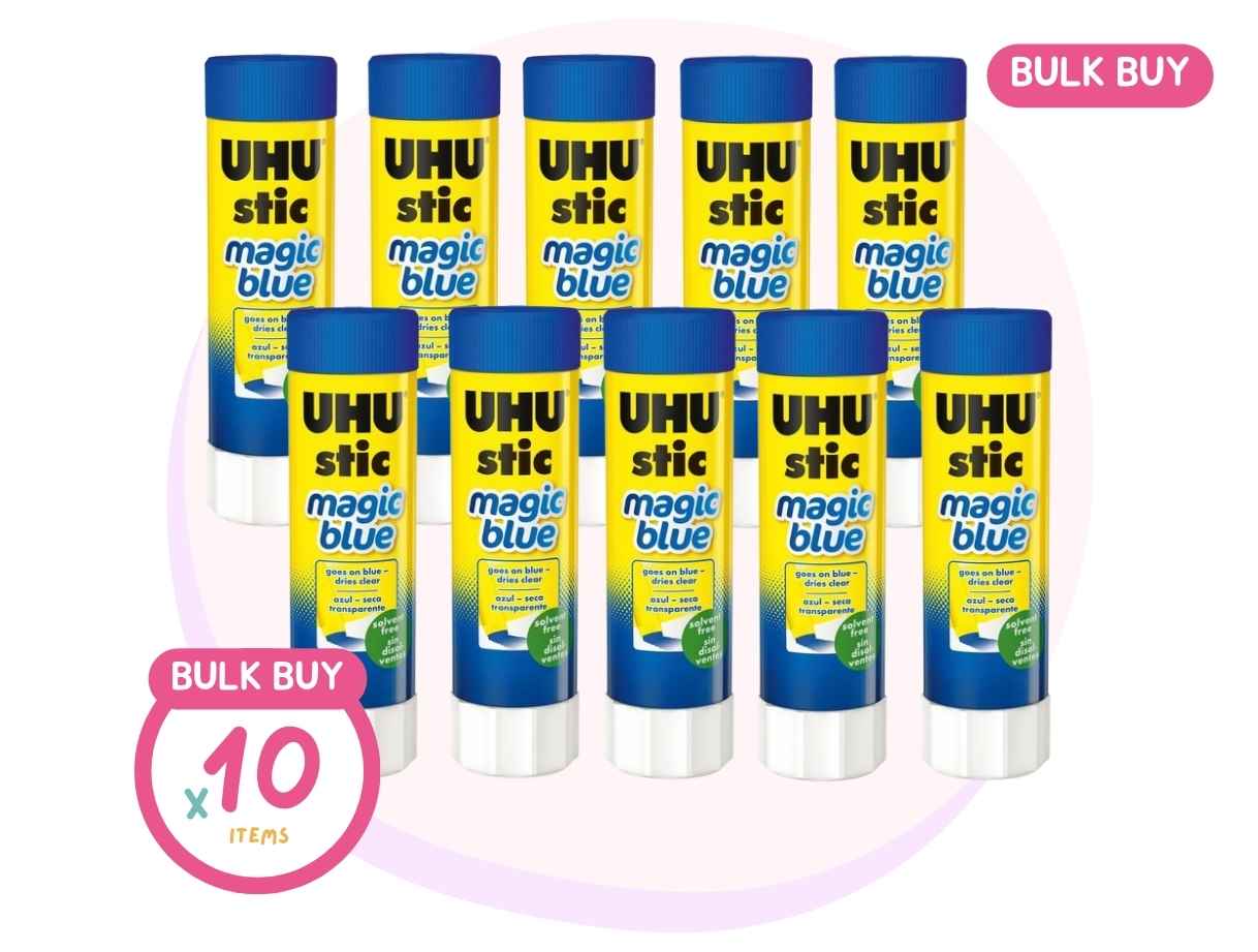 UHU Color Glue Stic, Blue, 40G