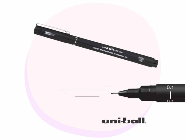 Uni-Ball Uni Pin Fineliner Black