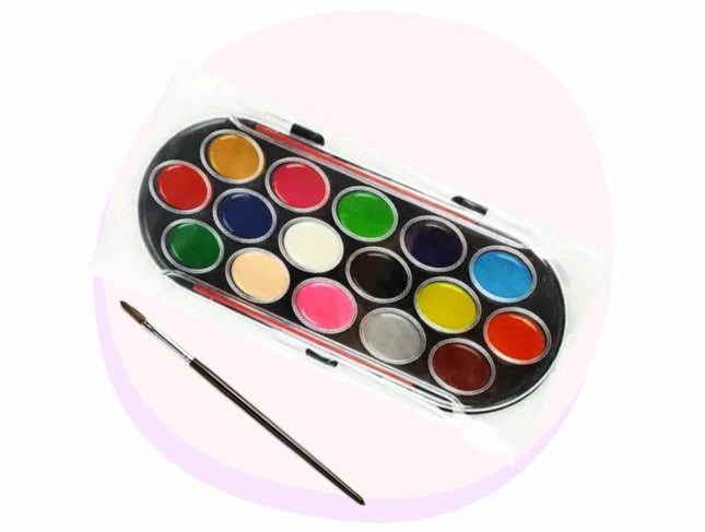 Watercolour Paint Set, art and craft supplies, kids paint, posca, faber castell, creative kids, monte marte, colour pencils