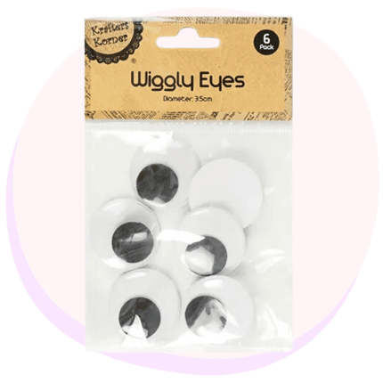 Wiggly Google Eyes 3.5cm Pack