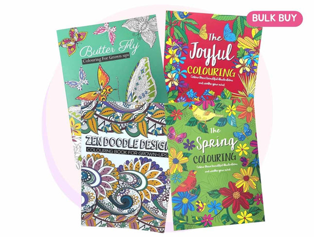 Adult Colouring Book | Bulk buy colouring books | Adult senior colouring books | Art Supplies | Back to School