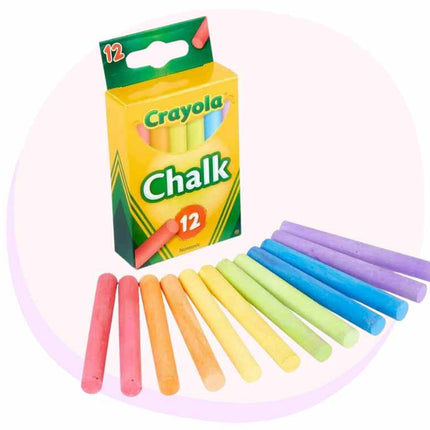 Crayola Chalk 12 Pack - Διάφορα Χρώματα