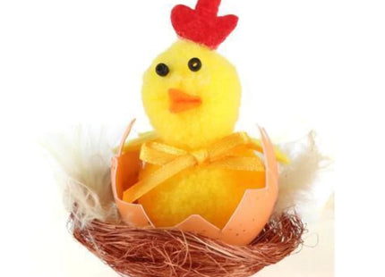 Easter Chicken in a Nest Craft