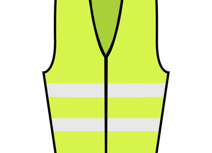 Safety Vest Fluorescent Hi Vis Standard